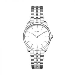 Montre femme cluse féroce petite acier argenté cw11219 - montre cluse or & argent, montre cluse doré - - montres-femme - edora - 0