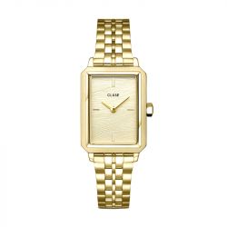 Montre femme cluse fluette acier doré cw11511 - montre cluse or & argent, montre cluse doré - - montres-femme - edora - 0