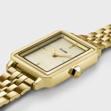 Montre femme cluse fluette acier doré cw11511 – montres femme