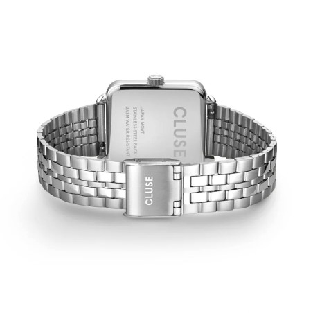Montre femme cluse tétragone acier argenté cw13802 – montres femme