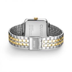 Montre femme cluse tétragone acier bicolore cw13803 - montre cluse or & argent, montre cluse doré - - montres-femme - edora - 3