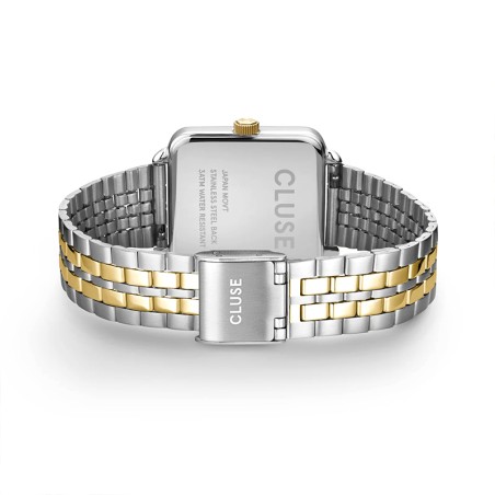 Montre femme cluse tétragone acier bicolore cw13803 – montres femme