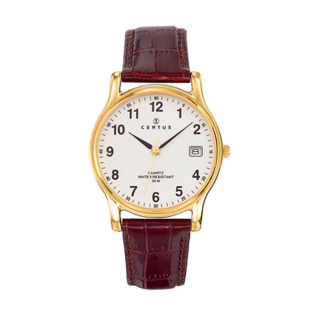 Montre homme certus cuir marron 611235 – montres homme