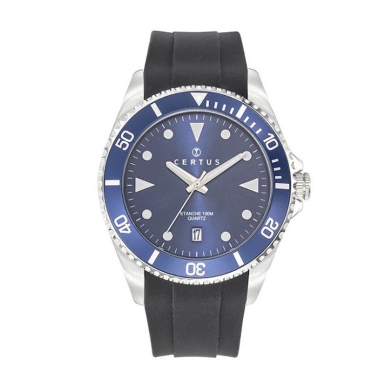 Montre homme analogique certus silicone noir 611305 - montres-homme - edora