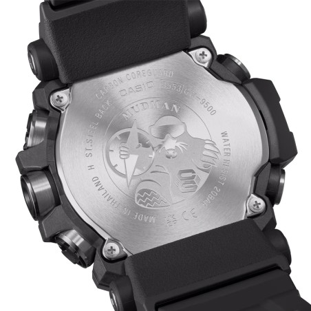 Montre homme digitale casio master of g mudman silicone noir gw-9500-1er – montres homme