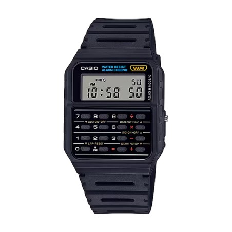 Montre homme digitale casio edgy silicone noir ca-53w-1er – montres homme