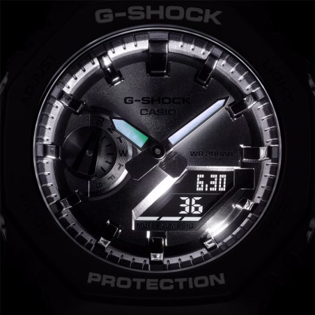 Montre homme andigitale casio g-shock silicone noir ga-2100sb-1aer – montres homme