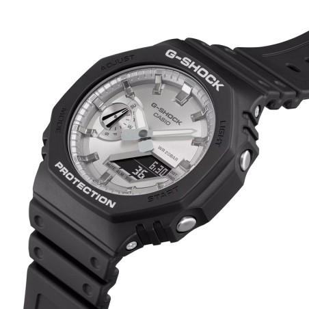 Montre homme andigitale casio g-shock silicone noir ga-2100sb-1aer – montres homme