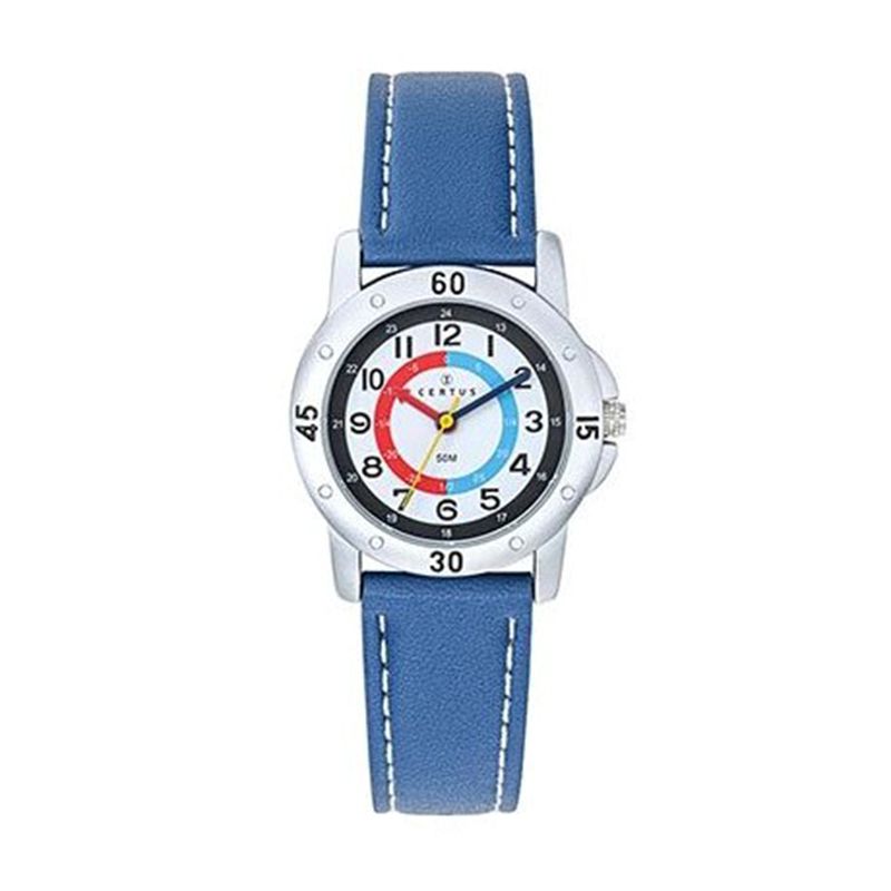 Montre enfant certus junior cuir bleu 647668 - montres-enfant - edora