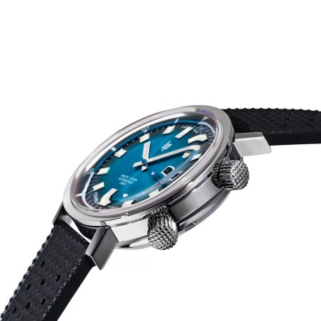 Montre homme lip grande nautic-océan 41 mm silicone noir 671854 – montre vintage homme casio