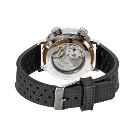 Montre homme lip grande nautic-océan 41 mm silicone noir 671854 – montre vintage homme casio