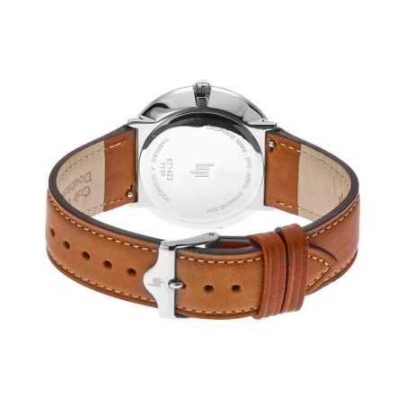 Montre femme lip dauphine 38mm cuir marron 671422 – montres françaises