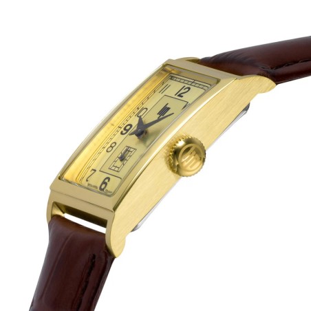 Montre femme lip t18 cuir marron 671006 – montres françaises
