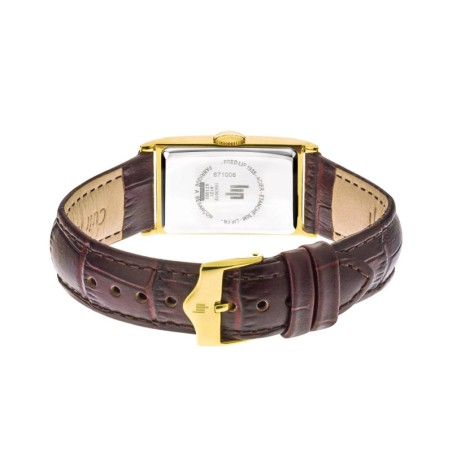 Montre femme lip t18 cuir marron 671006 – montres françaises