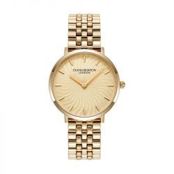 Montre femme olivia burton radiant sun cuir doré 24000140  - fete-des-meres - edora - 0