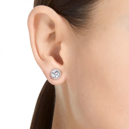 Boucles d'oreilles femme swarovski una angelic métal argenté et zircones 5636269 – boucles d'oreilles femme
