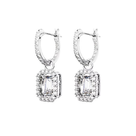 Boucles d'oreilles femme pendantes swarovski una métal argenté et cristaux 5638495 – boucles d'oreilles femme