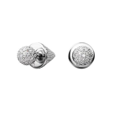 Boucles d'oreilles femme puces swarovski sublima métal argenté et cristaux 5662284 – boucles d'oreilles femme