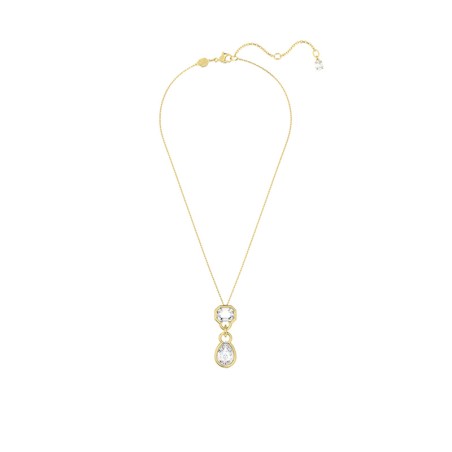 Collier femme swarovski imber métal doré rose et cristaux 5663339 – colliers femme