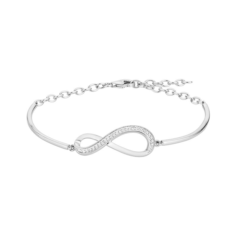 Bracelet femme infini edora argent 925/1000 et oxydes edo70300130 - fete-des-meres - edora