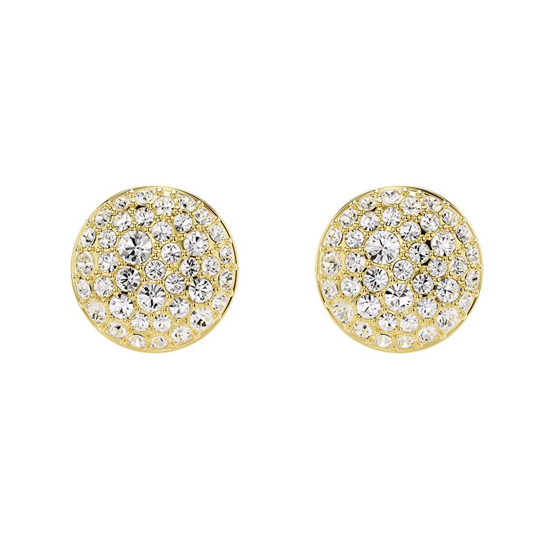 Boucles d'oreilles femme puces swarovski sublima métal doré et cristaux 5683444 - boucles-d-oreilles-femme - edora