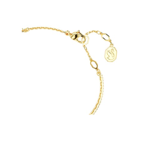 Bracelet femme jonc coeur swarovski sublima métal doré et cristaux 5683452 – joncs