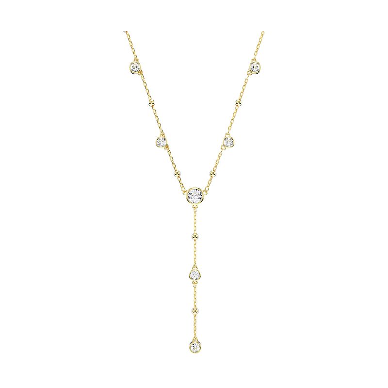 Collier femme y swarovski imber métal doré et cristaux 5684510 - colliers-femme - edora