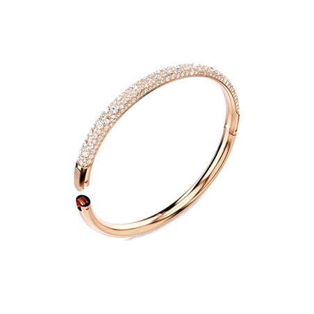 Bracelet femme jonc swarovski sublima métal doré et cristaux 5688610 – joncs