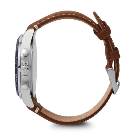 Montre homme chronographe victorinox fieldforce cuir marron 241854 – montres homme