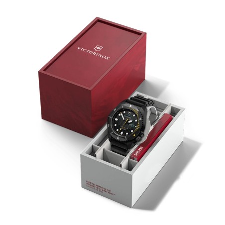 Montre homme automatique antimagnétique victorinox dive pro quartz silicone jaune 241997 – montres homme