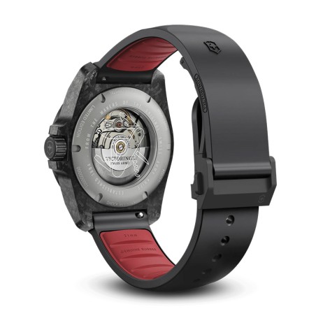 Montre homme automatique victorinox i.n.o.x silicone noir 242024.1 – montres homme