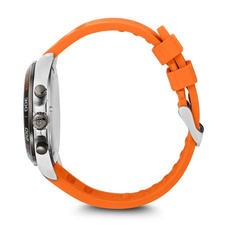 Montre homme chronographe victorinox fieldforce silicon orange 241893 – montres homme