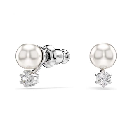 Puces femme swarovski matrix métal rhodié et oxydes 5694225 – puces