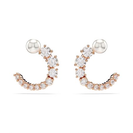 Creoles femme: créoles argent, or 18 carats & créoles or blanc - boucles-d-oreilles-femme - edora - 1