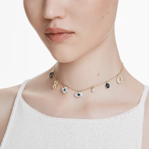 Collier Ras-de-cou Femme SWAROVSKI SYMBOLICA Métal Plaqué Or