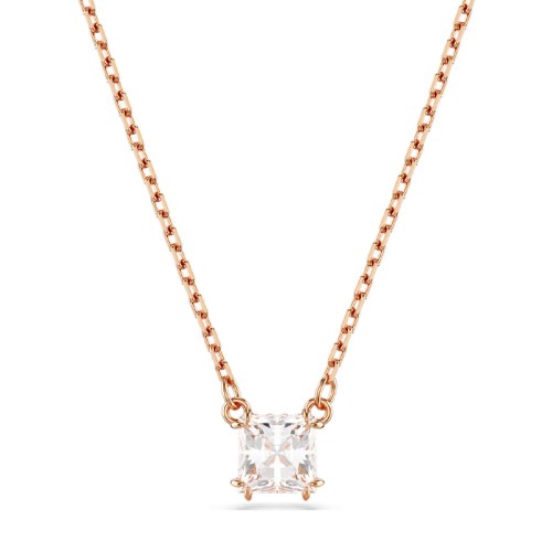 Collier Femme SWAROVSKI STILLA Métal Plaqué Or Rose