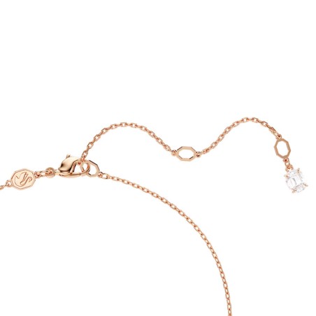 Collier femme swarovski stilla métal plaqué doré rose et oxydes 5701904 – colliers femme