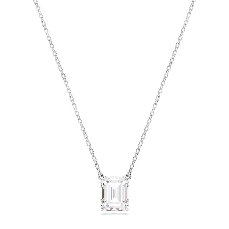 Collier femme swarovski stilla métal rhodié et oxydes 5693405 - colliers-femme - edora