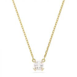 Collier femme swarovski stilla métal doré et oxydes 5693153 - colliers-femme - edora - 0