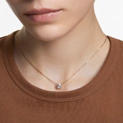 Collier femme swarovski stilla métal doré et oxydes 5636703 - colliers-femme - edora - 1