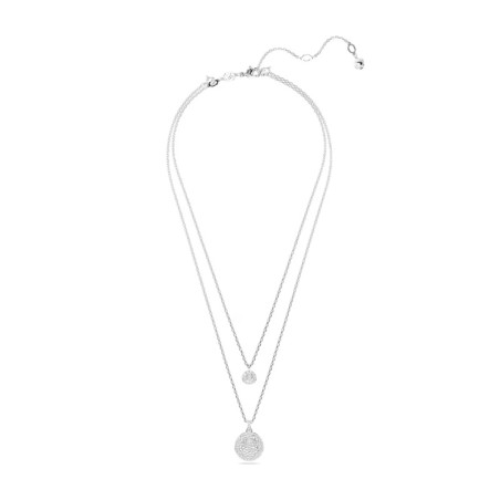 Collier femme swarovski multiple sublima métal rhodié et cristaux 5684244 – colliers femme