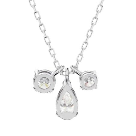 Collier femme swarovski mesmera métal rhodié et oxydes 5571077 – colliers femme
