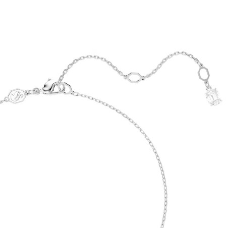 Collier femme swarovski matrix métal rhodié et cristaux 5693897 – colliers femme