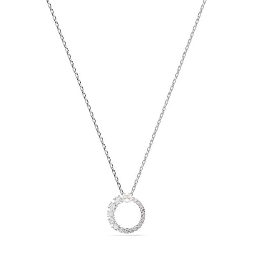 Collier Femme SWAROVSKI MATRIX Métal Rhodié Blanc