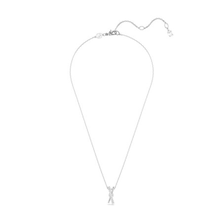 Collier femme swarovski hyperbola métal rhodié et oxydes 5689723 – colliers femme