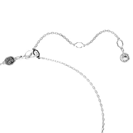 Collier femme swarovski hyperbola métal rhodié et cristaux 5687265 – colliers femme