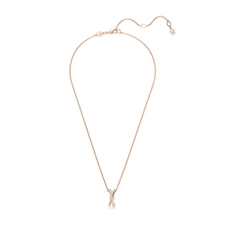 Collier femme swarovski hyperbola métal doré rose et oxydes 5689788 – colliers femme