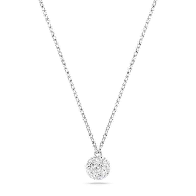 Collier femme swarovski dextera métal rhodié et cristaux 5693206 - colliers-femme - edora