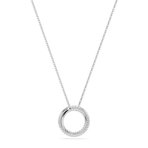 Collier Femme SWAROVSKI DEXTERA Métal Rhodié Blanc