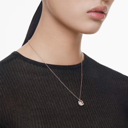 Collier Femme SWAROVSKI DEXTERA Métal Plaqué Or Rose